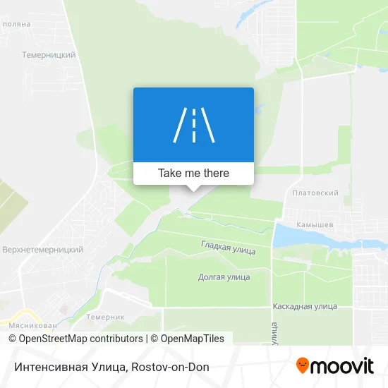 Интенсивная Улица map