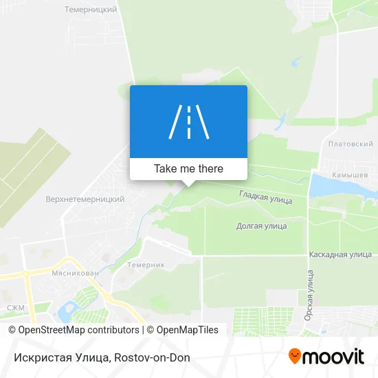 Искристая Улица map