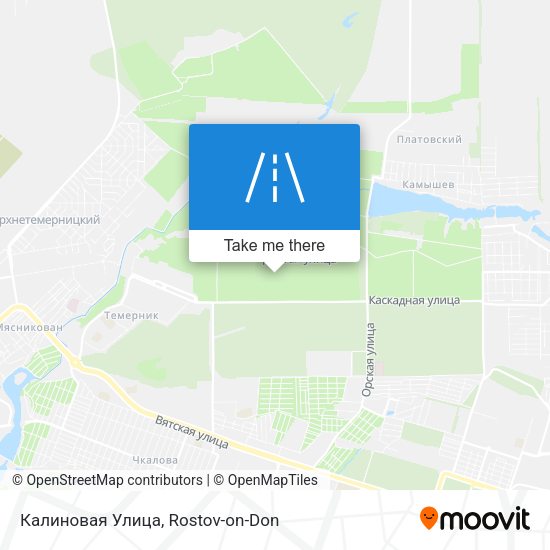 Калиновая Улица map