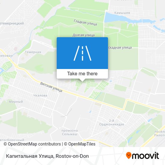 Капитальная Улица map
