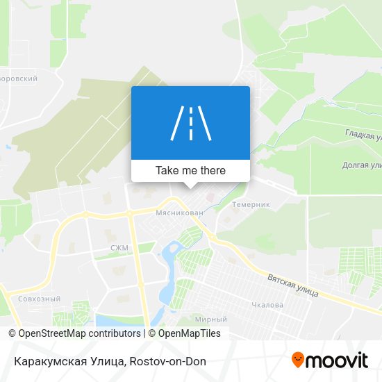 Каракумская Улица map