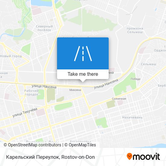 Карельский Переулок map