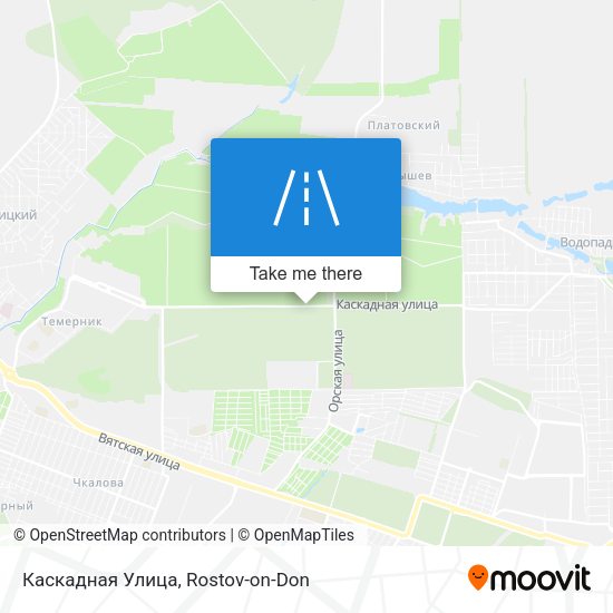 Каскадная Улица map