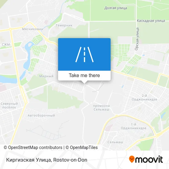 Киргизская Улица map