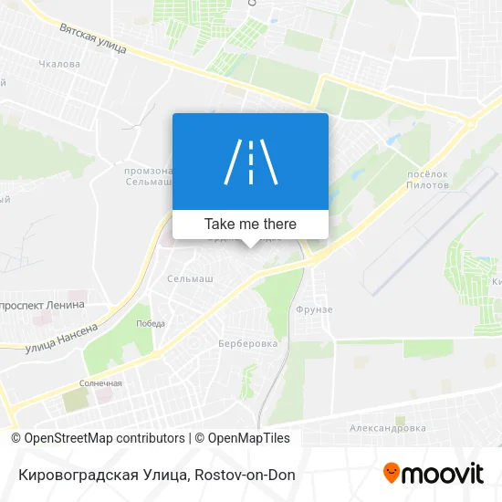 Кировоградская Улица map