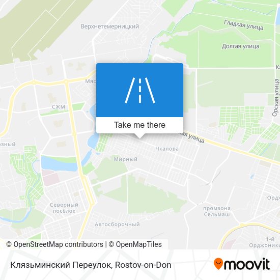 Клязьминский Переулок map