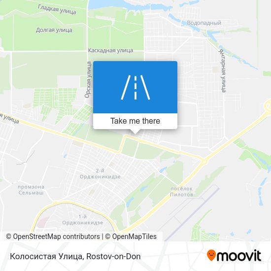Колосистая Улица map