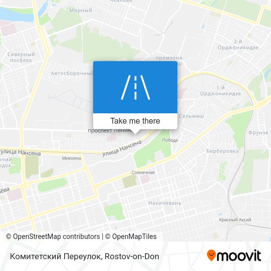 Комитетский Переулок map