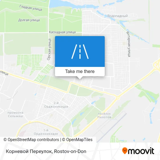 Корневой Переулок map