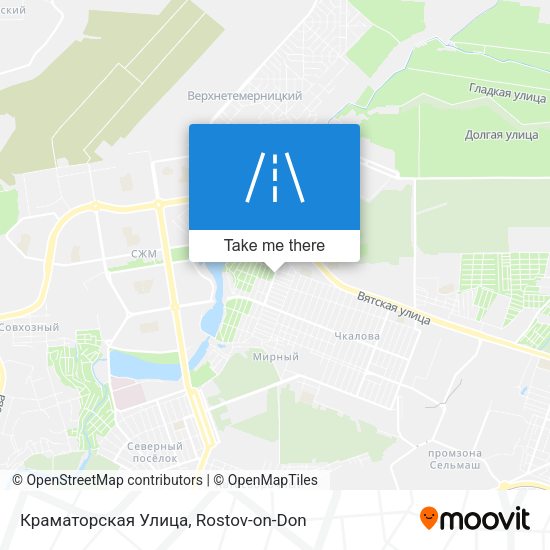 Краматорская Улица map