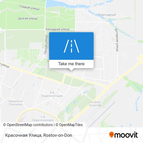 Красочная Улица map