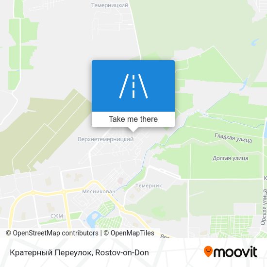 Кратерный Переулок map