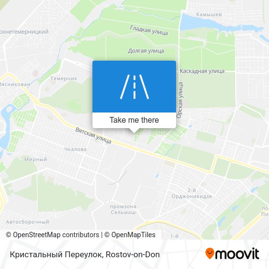 Кристальный Переулок map