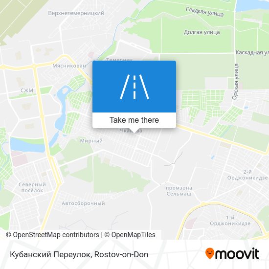 Кубанский Переулок map
