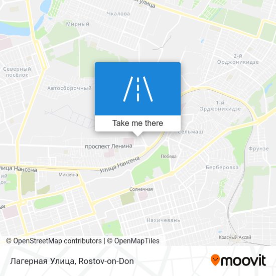 Лагерная Улица map
