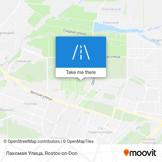 Лакомая Улица map
