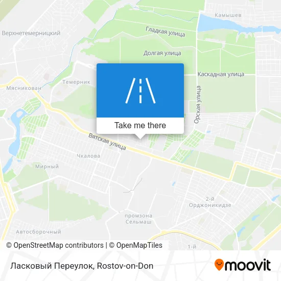 Ласковый Переулок map