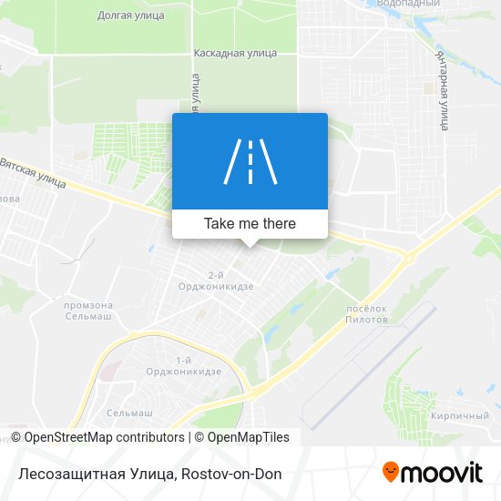 Лесозащитная Улица map