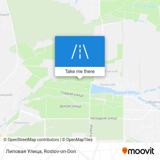 Липовая Улица map