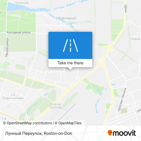 Лунный Переулок map