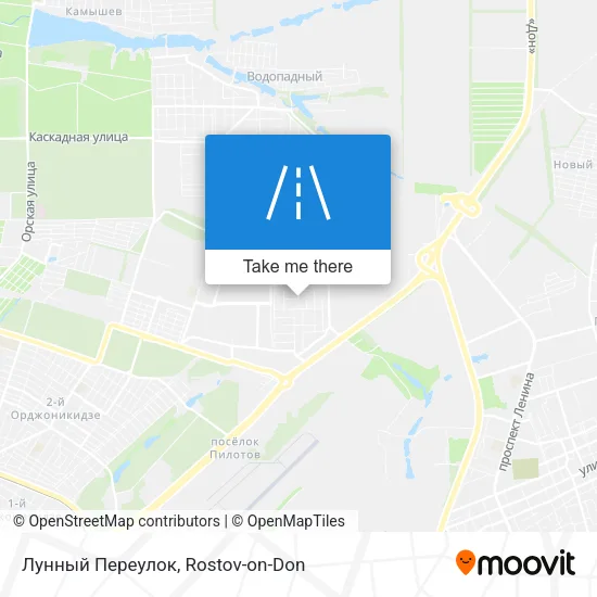 Лунный Переулок map