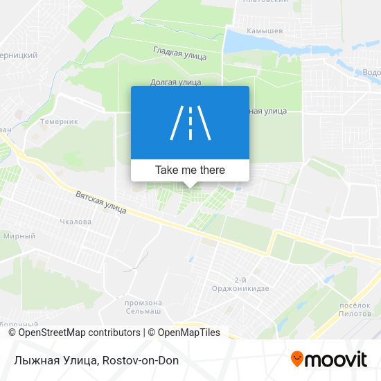 Лыжная Улица map