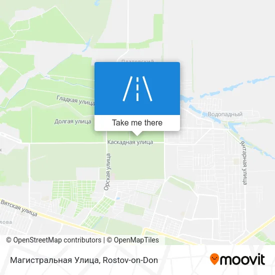 Магистральная Улица map