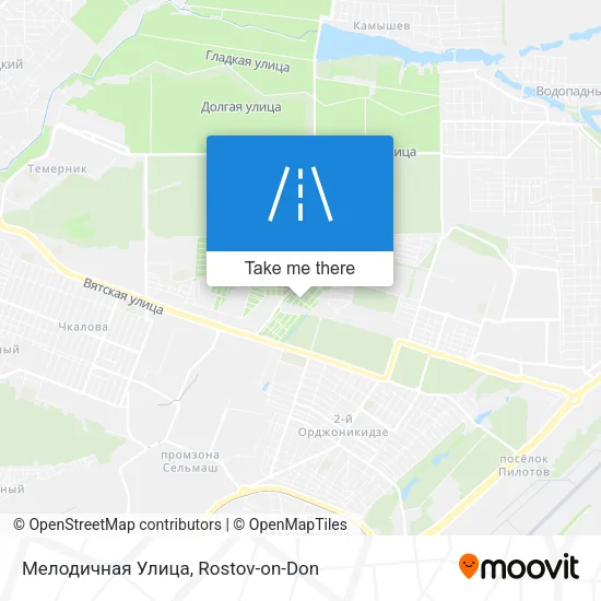 Мелодичная Улица map