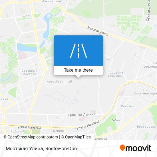 Меотская Улица map