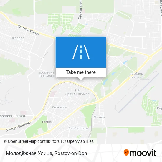 Молодёжная Улица map