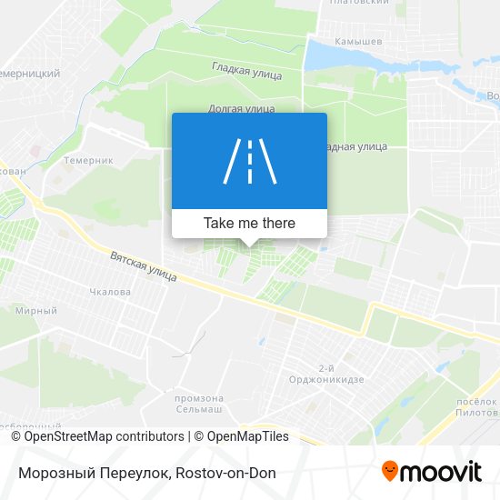 Морозный Переулок map