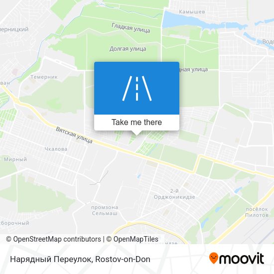 Нарядный Переулок map