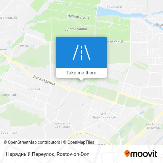 Нарядный Переулок map