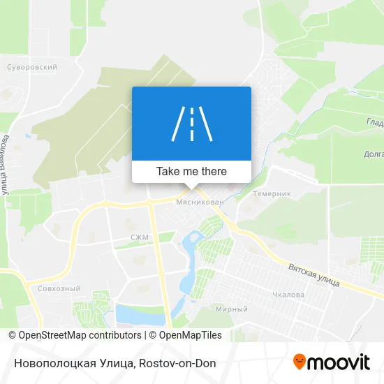 Новополоцкая Улица map