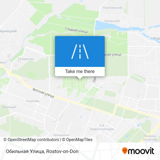 Обильная Улица map