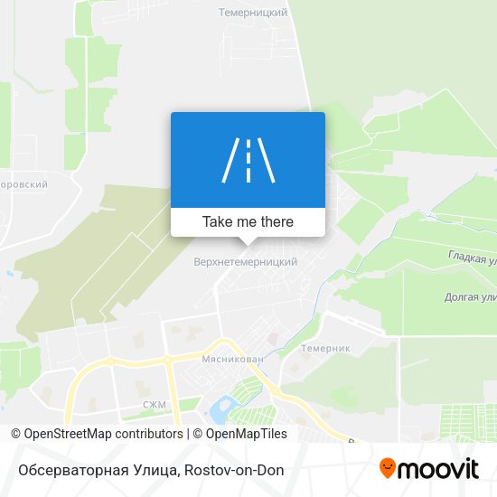 Обсерваторная Улица map
