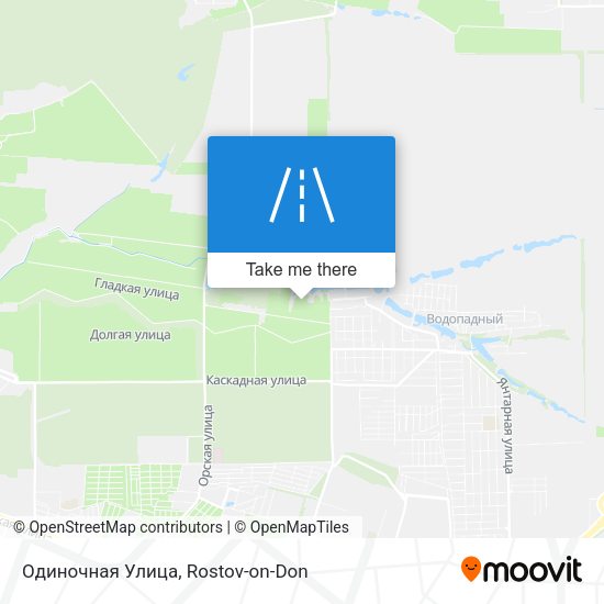 Одиночная Улица map