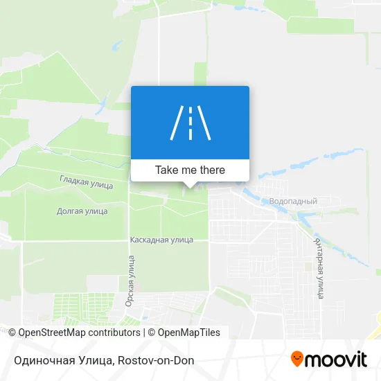 Одиночная Улица map