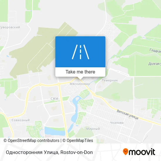 Односторонняя Улица map