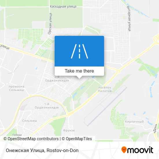 Онежская Улица map