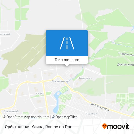 Орбитальная Улица map