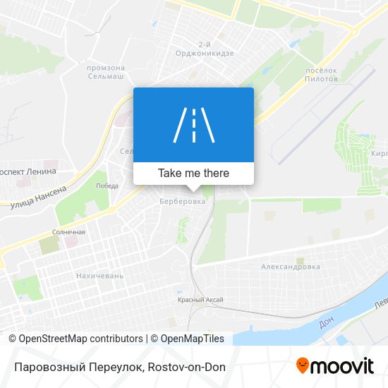 Паровозный Переулок map