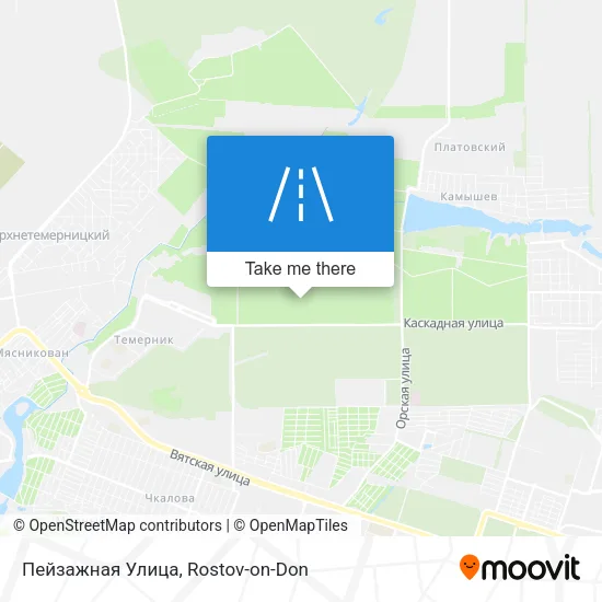 Пейзажная Улица map