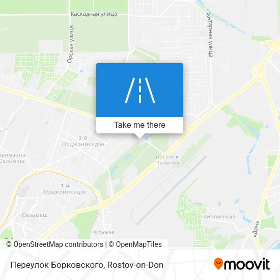 Переулок Борковского map