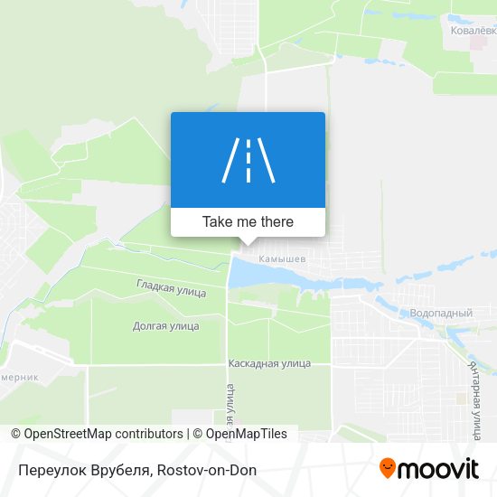 Переулок Врубеля map