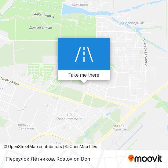 Переулок Лётчиков map