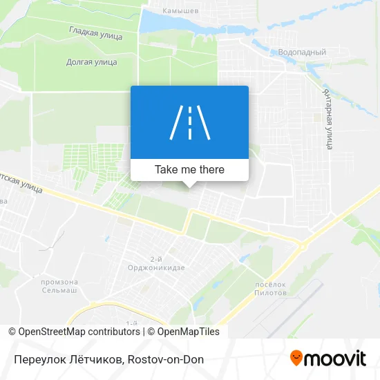 Переулок Лётчиков map