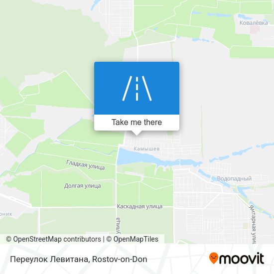 Переулок Левитана map