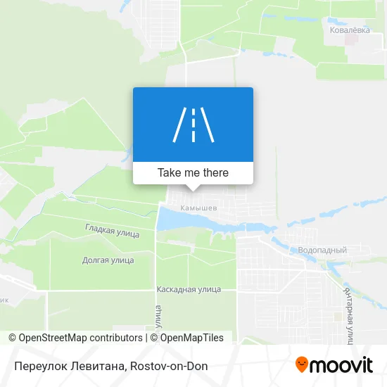Переулок Левитана map