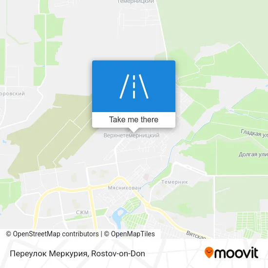 Переулок Меркурия map